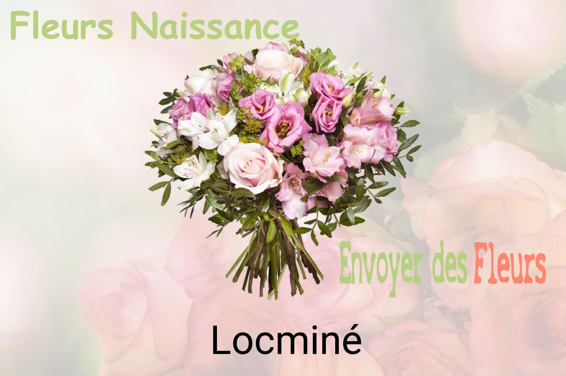 Bouquet de fleurs de naissance livré à Locminé